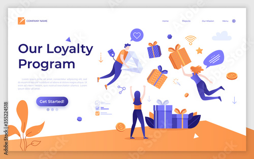Flat Landing Page Template