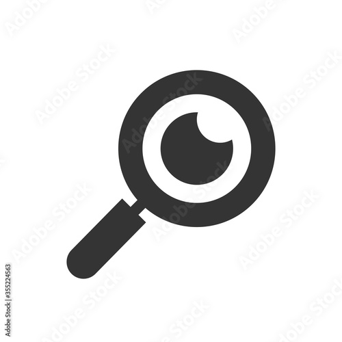 Simple illustration of a search icon