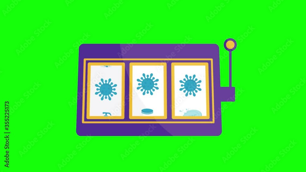 Coronavirus slot machine with set of medical protection stuff against corona, medical mask, hand sanitizer gel for hands, soap, gloves and virus COVID-19 icon. Gambling health concept Coronavirus slot machine with set of medical protection stuff against corona, medical mask, hand sanitizer gel for hands, soap, gloves and virus COVID-19 icon. Gambling health concept