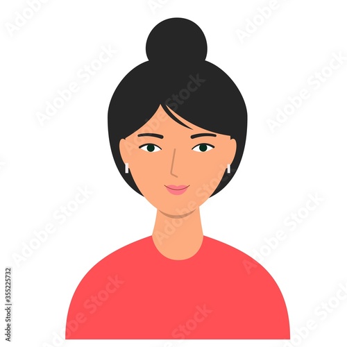 Portrait of a young woman. Image of a pretty girl.