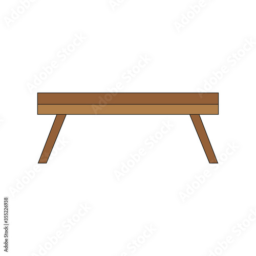 Isolated table icon