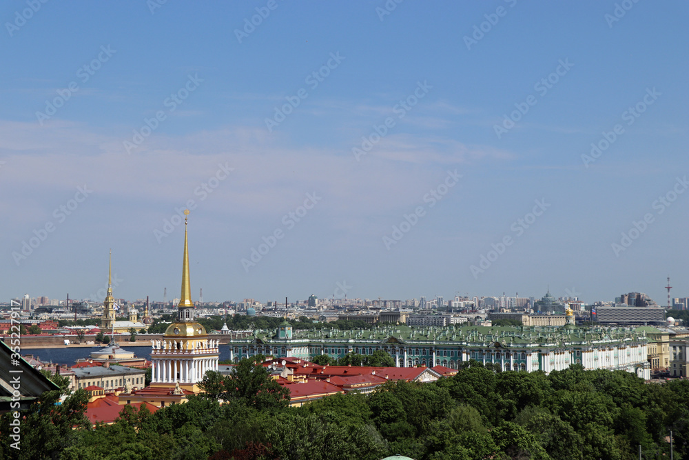 View over Saint Petersburg Eremitage