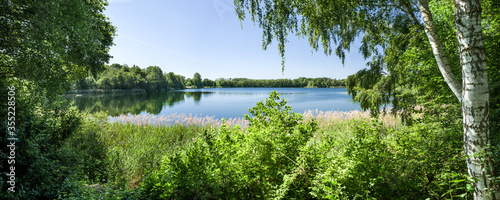 Panorama Jastorfer See Niedersachsen Natur Paradies im Sommer photo