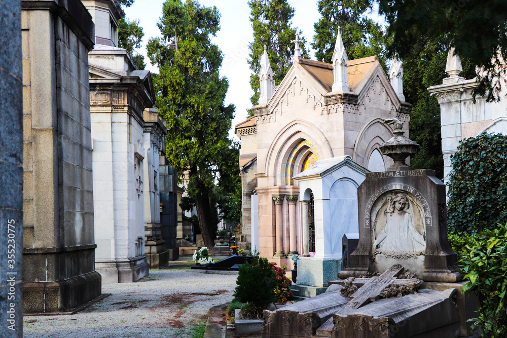 Obraz premium cementerio milan
