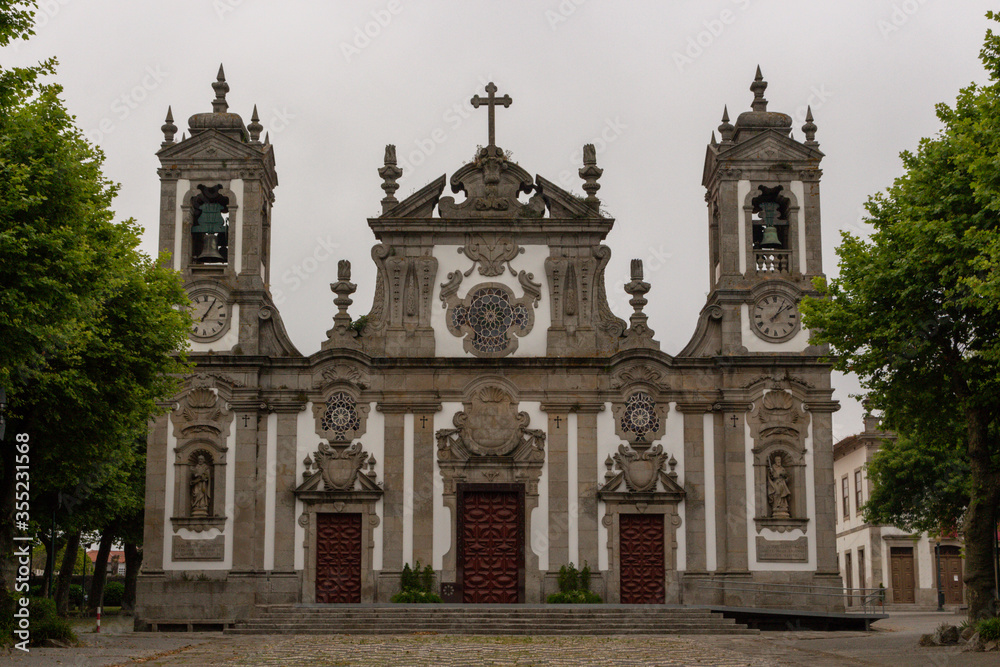 The Sanctuary of Senhor Bom Jesus or the Senhor de (Lord of) Matosinhos is both the city's most outstanding monument and its parish church, Matosinhos, Portugal.