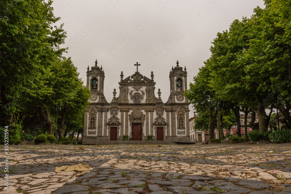 The Sanctuary of Senhor Bom Jesus or the Senhor de (Lord of) Matosinhos is both the city's most outstanding monument and its parish church, Matosinhos, Portugal.