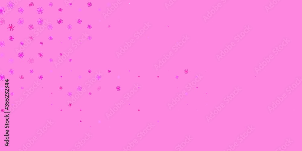 Light Pink, Yellow vector template with lines.