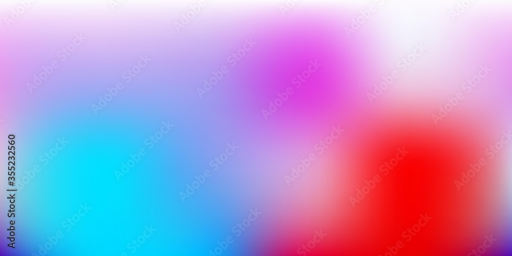 Light Blue, Red vector blur background.