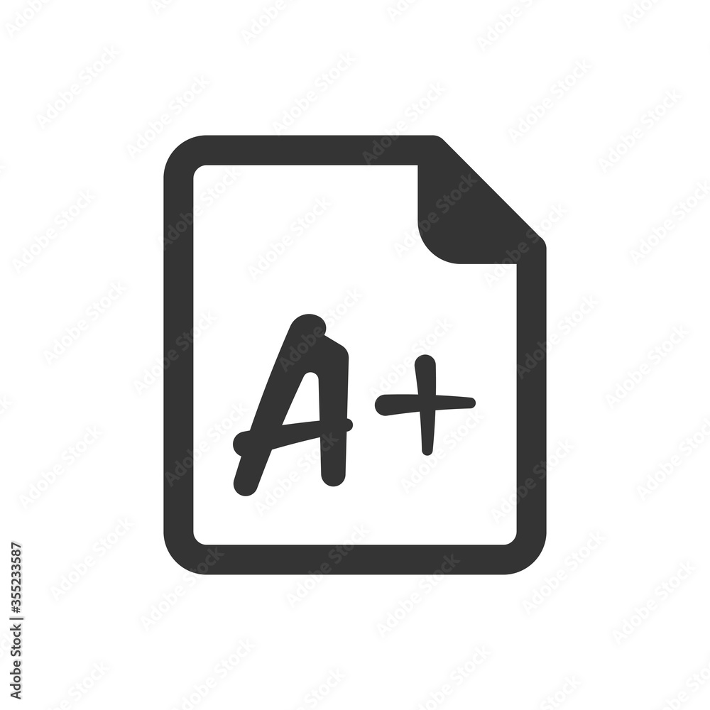 Exam grade icon Exam grade icon