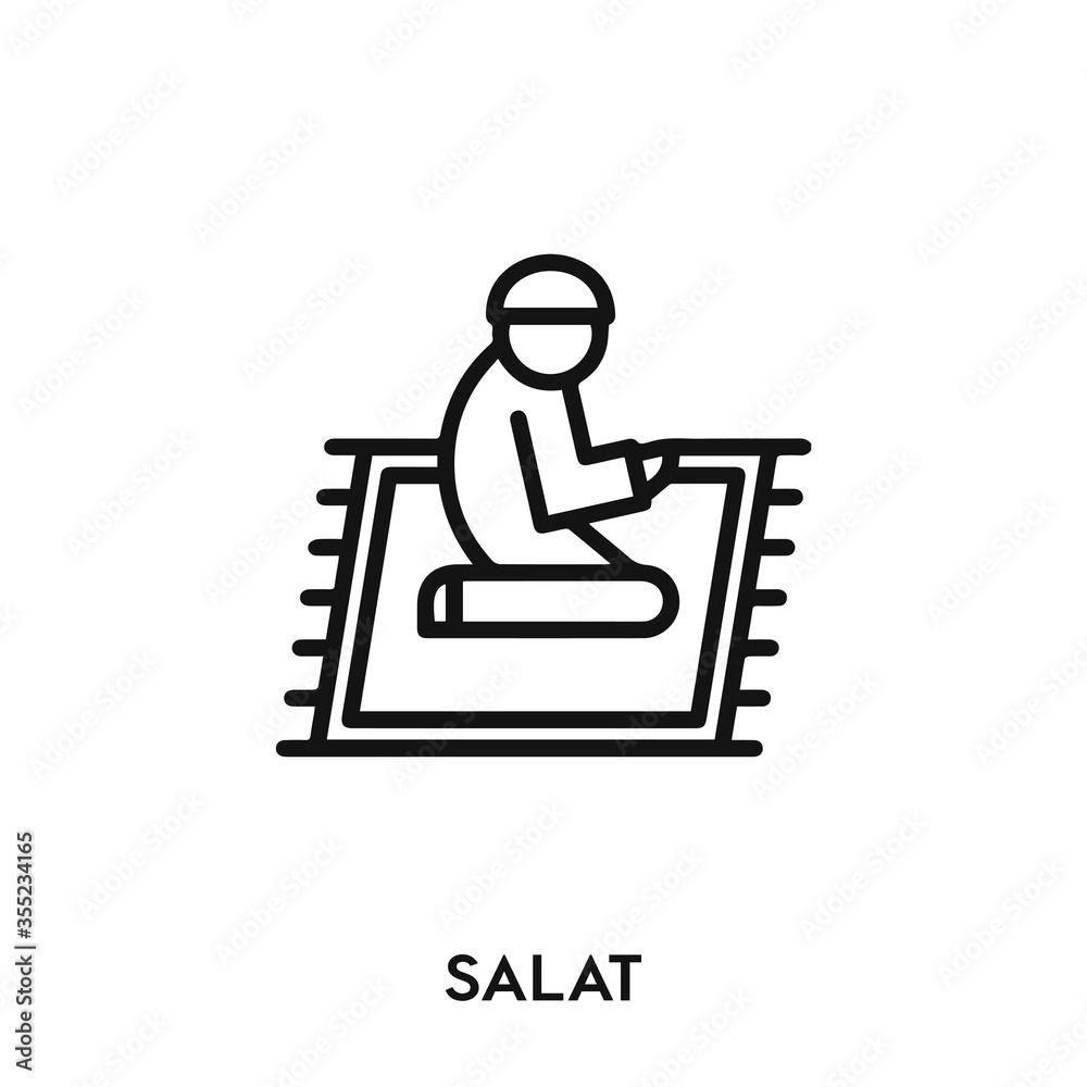 salat icon vector. salat sign symbol salat icon vector. salat sign symbol