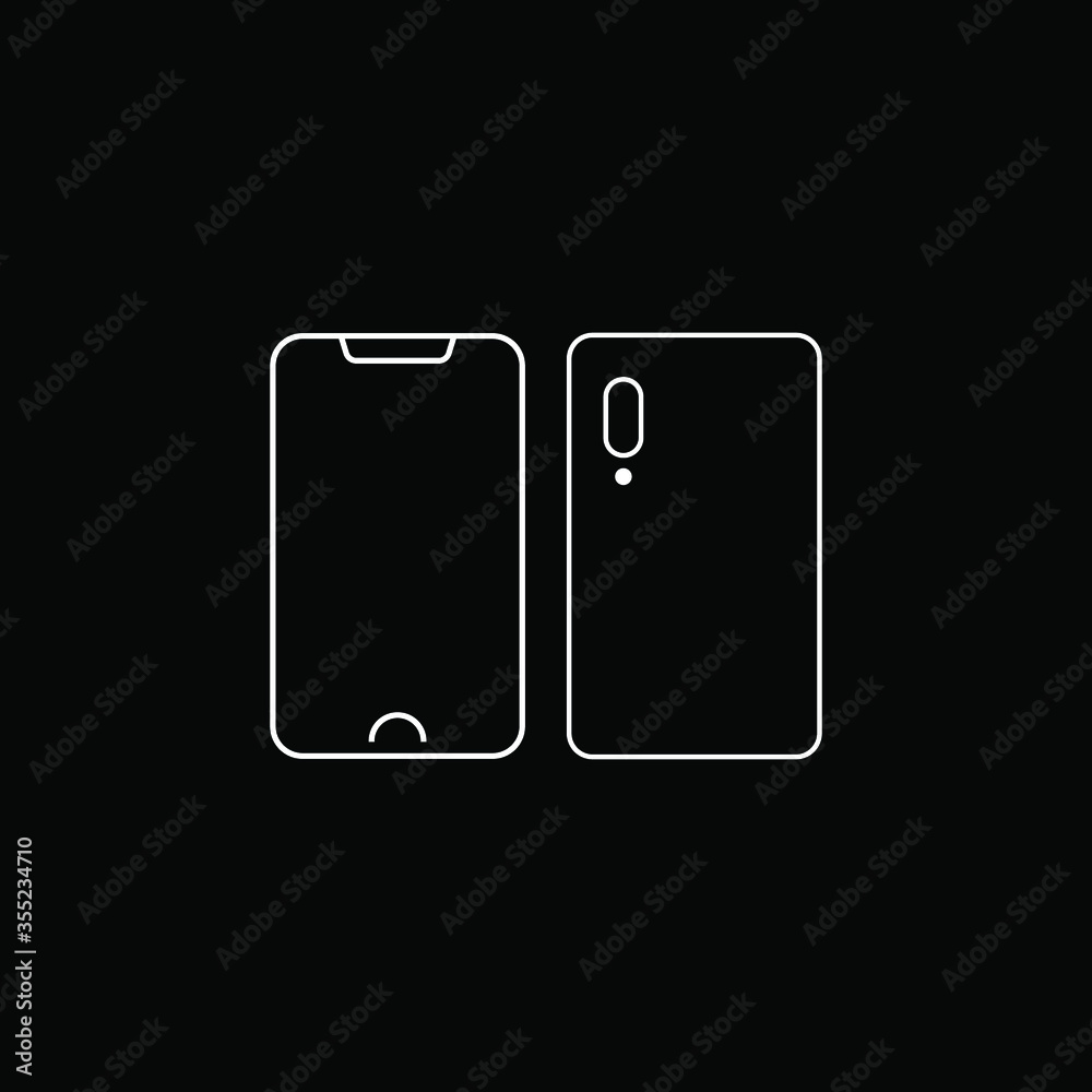 mobile icon vector mobile icon vector