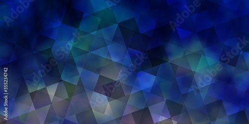 Light Purple vector background with triangles  rectangles.