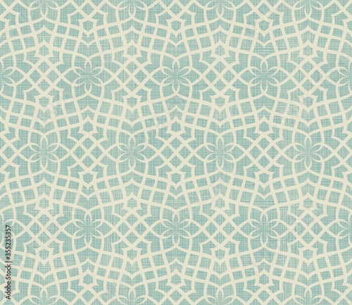 Abstract seamless geometric pattern on texture background in retro colors. Creative pattern can be used for ceramic tile, wallpaper, linoleum, textile, web page background.