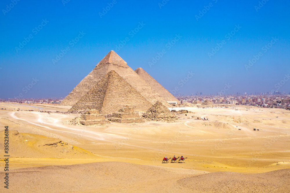 Great Pyramid of Giza, UNESCO World Heritage site, Cairo, Egypt.