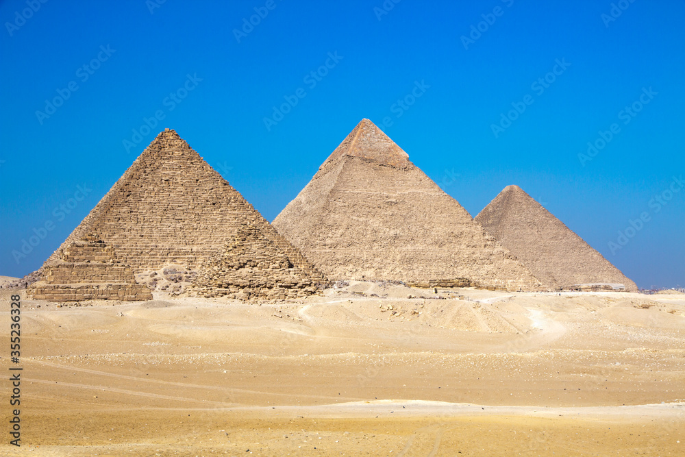 Great Pyramid of Giza, UNESCO World Heritage site, Cairo, Egypt.