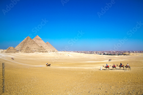 Great Pyramid of Giza, UNESCO World Heritage site, Cairo, Egypt.