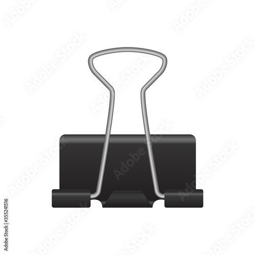 icon Clerical clip isolated on white background. Mock Up Template Ready For Your Design. Vector EPS 10