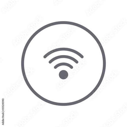 Wifi icon. Vector Illustration