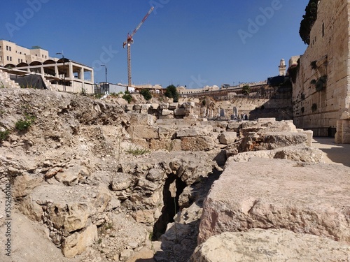 israel jurusalem tel aviv ancient holy land palestine wall praying photo