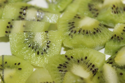 slice of kiwi