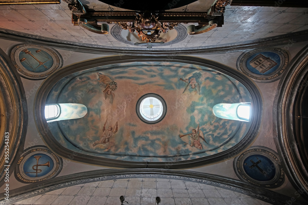 Obraz premium Medieval Church domes