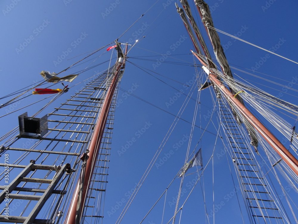 Fototapeta premium Segelschiffmasten