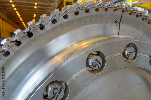 Part of steam turbine