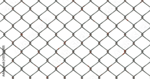 chainlink on white background