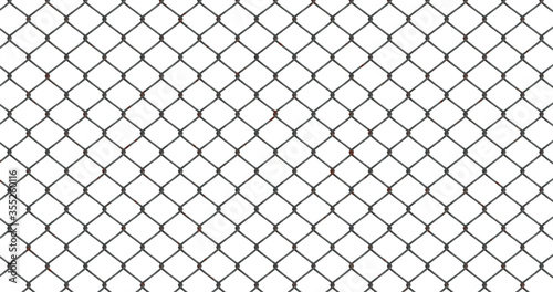 chainlink on white background