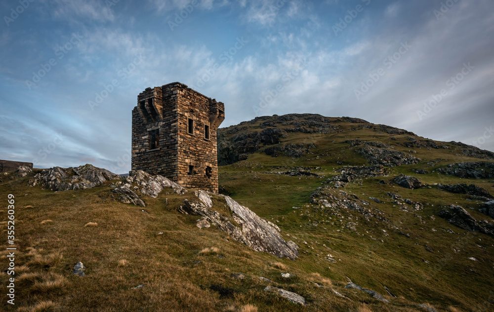 Old Tower on Irish Coast