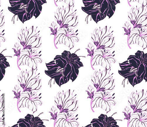 Bright color beautiful background. Tileable images from  colors and  herbs. Summer theme pattern.
