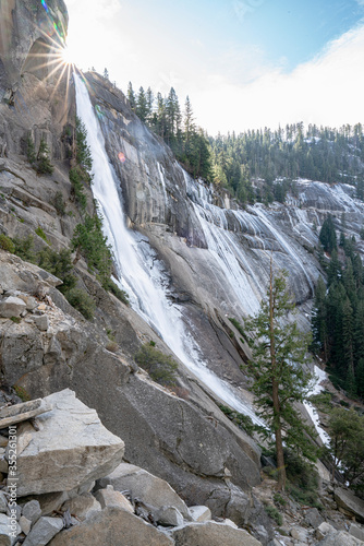 Backcountry wilderness landscapes of Yosemite National Park in the winter by Dalton Johnson Media