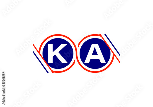 Initial Monogram Letter K A Logo Design Vector Template. K A Letter Logo Design Free Download Initial Monogram Letter K A Logo Design Vector Template. K A Letter Logo Design - GFXLoad