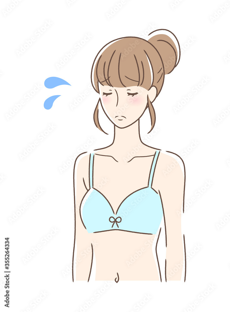 悲しむ女性