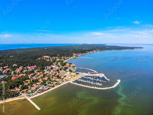 Nida - largest town of Curonian spit, which separates Baltic Sea and Curonian Lagoon. Lithuania photo