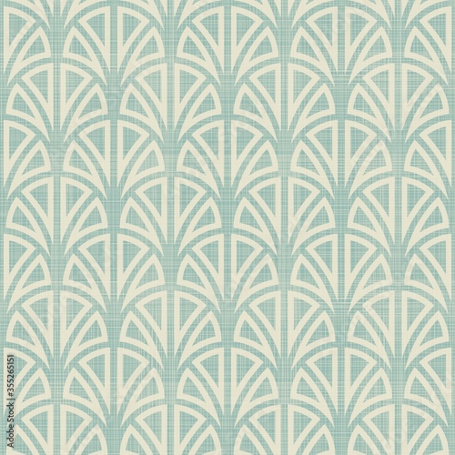 Seamless geometric pattern in art deco style. Retro style texture. Japanese motif. Vector illustration