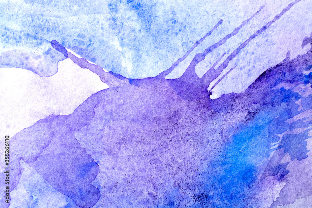blue purple watercolor background
