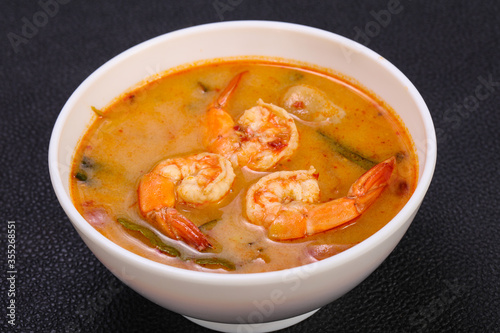 Famous Thai Tom Yam soup
