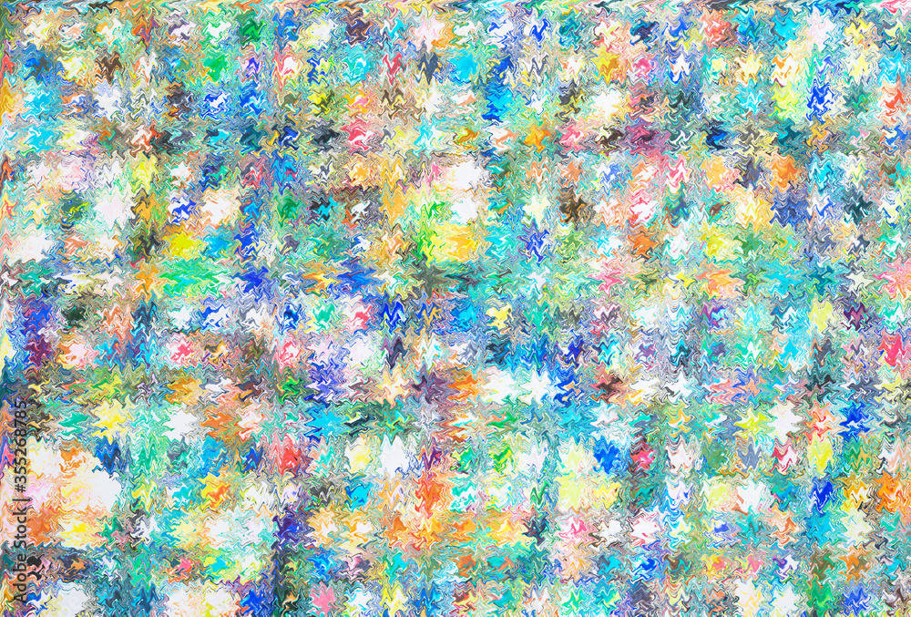 Ilustração abstrata colorida Ilustração abstrata colorida