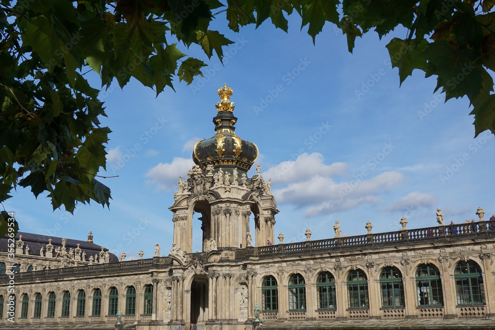 Obraz premium The Zwinger in the old town of Dresden