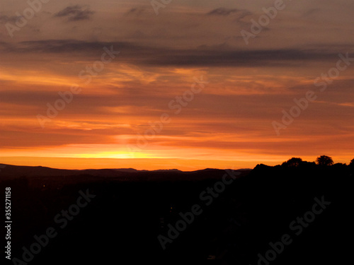 sunset over paisley