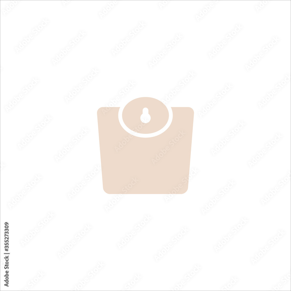 weight scale icon flat vector logo design trendy weight scale icon flat vector logo design trendy