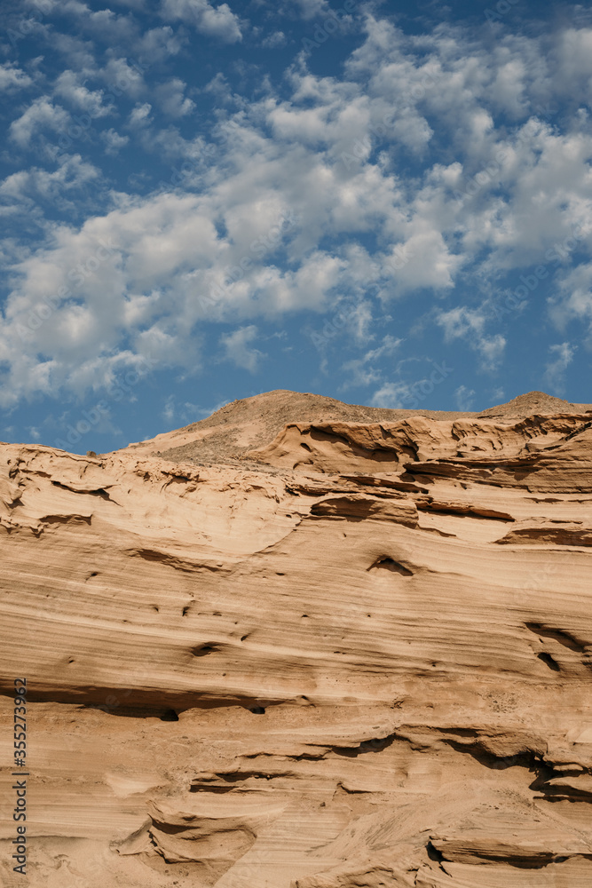 Naklejka premium nature poster. sandstone