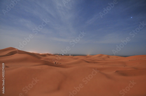 Sahara desert near Merzouga  Morocco 