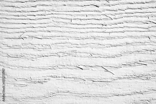 Natural wood texture closeup painted white color