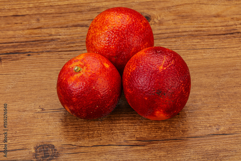 Red sweet orange over background Red sweet orange over background