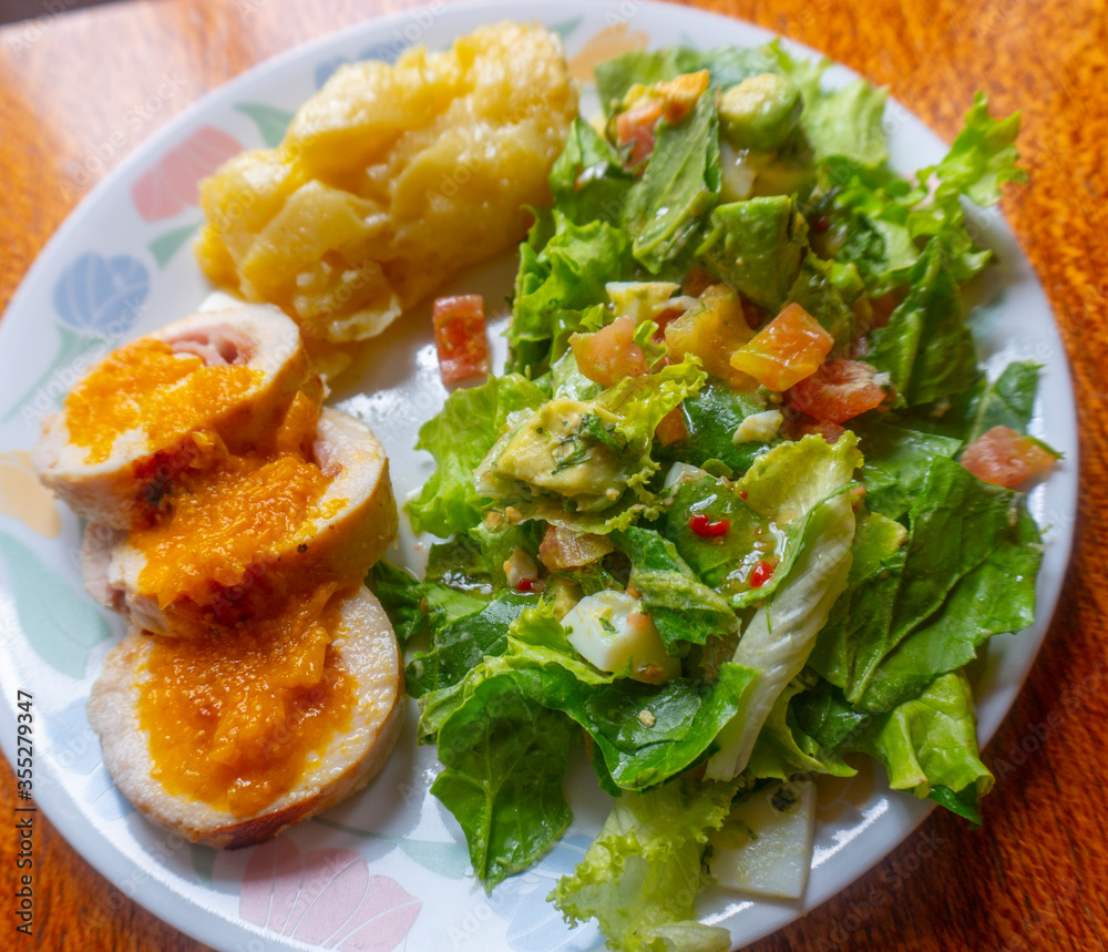 chicken and vegetable salad chicken and vegetable salad