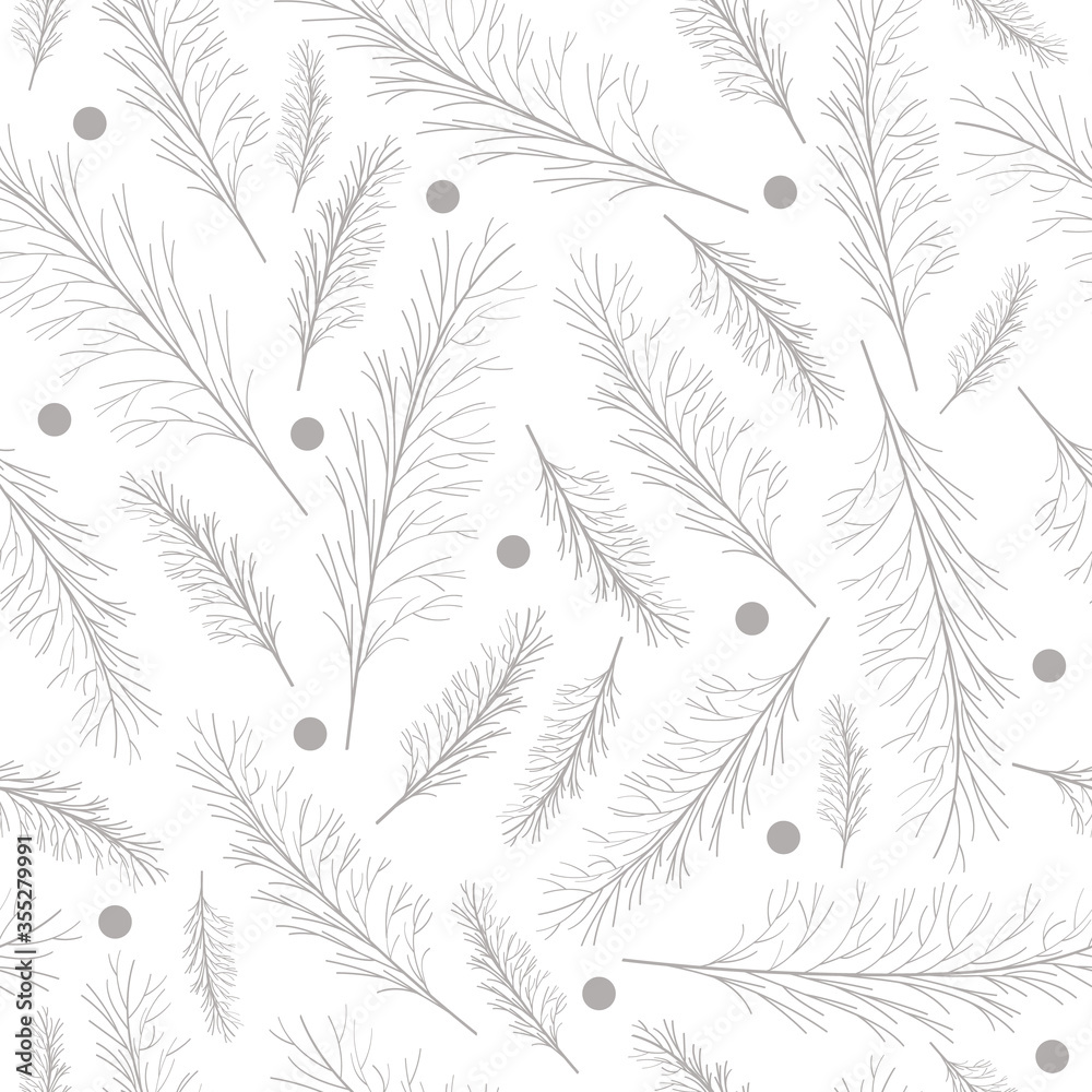 custom made wallpaper toronto digitalSeamless pattern with white herbs on a blue background. For the design of textiles, printing products, wallpaper, clothing, wrapping paper and more