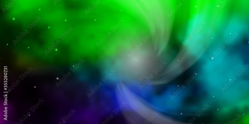 Light Pink, Green vector layout with bright stars. Shining colorful illustration with small and big stars. Theme for cell phones. Light Pink, Green vector layout with bright stars. Shining colorful illustration with small and big stars. Theme for cell phones.