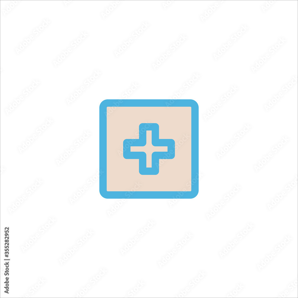 medical sign icon flat vector logo design trendy medical sign icon flat vector logo design trendy